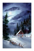By the light of the moon - Greeting Card
