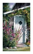 The flowered entrance - Greeting Card