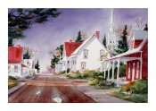 Cheneville village - Greeting Card