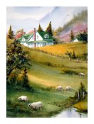 The little valley of the ram - Greeting Card