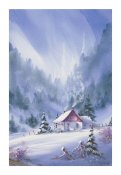 La montagne magique - Greeting Card