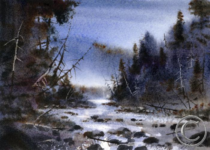 Sur la rive nord