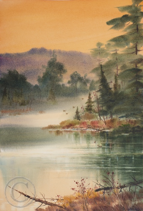 Un matin sur le lac