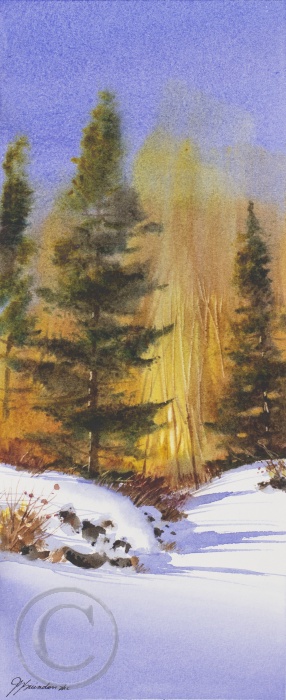 L'hiver châtoyant