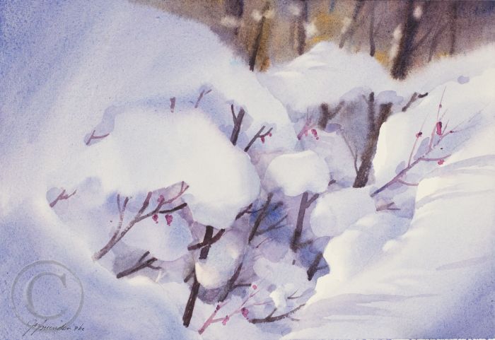 Les ramures enneigés