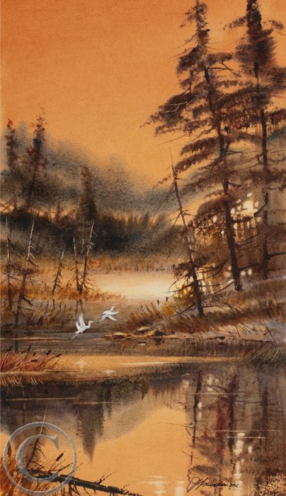 Les grues blanches