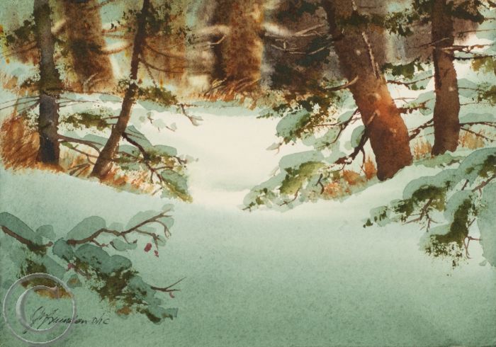 Le taillis hivernal